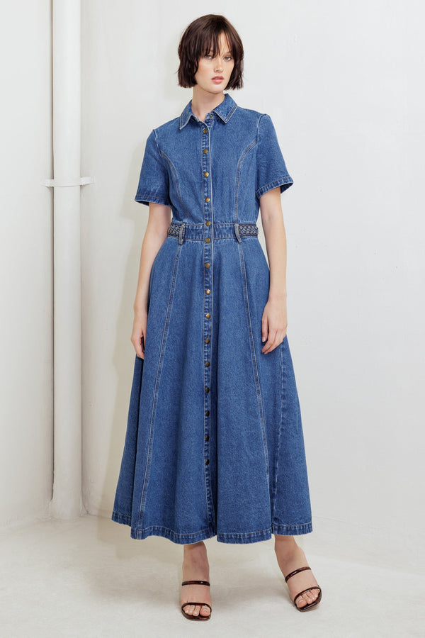 hidden-smile-denim-midi-ress Flying Tomato-Sophia's StyleDRESSES-1